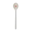 Cuillère à latte coeur rose