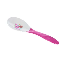 Cuillère à riz fleurs roses Datcha