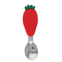Cuillère manche fraise en silicone
