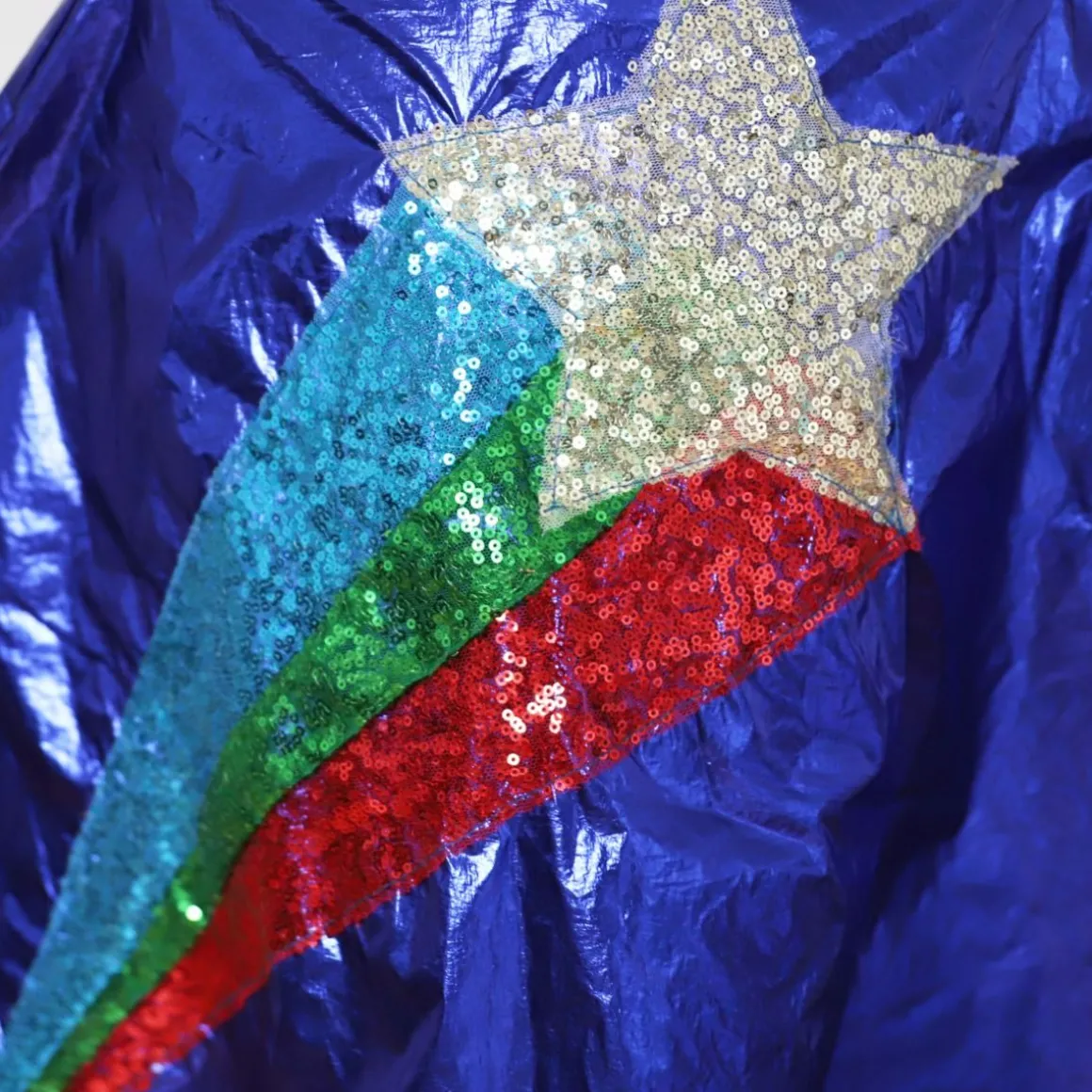 Déguisement cape à sequins réversible Super-héros