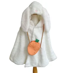 Déguisement cape Lapin et sac carotte