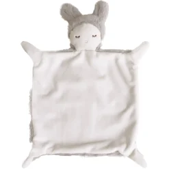 Doudou lapin gris tout doux