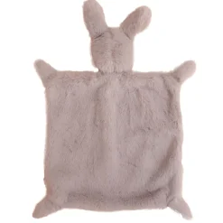 Doudou lapin gris tout doux