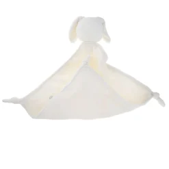 Doudou lapin éponge blanc écru