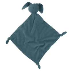 Doudou lapin éponge bleu