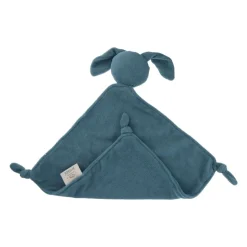 Doudou lapin éponge bleu