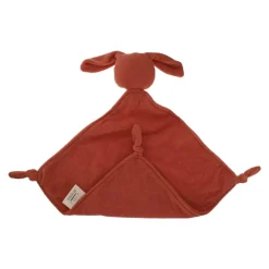Doudou lapin éponge terracotta