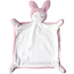 Doudou lapin rose tout doux