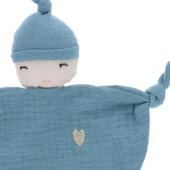 Doudou plat lutin bleu