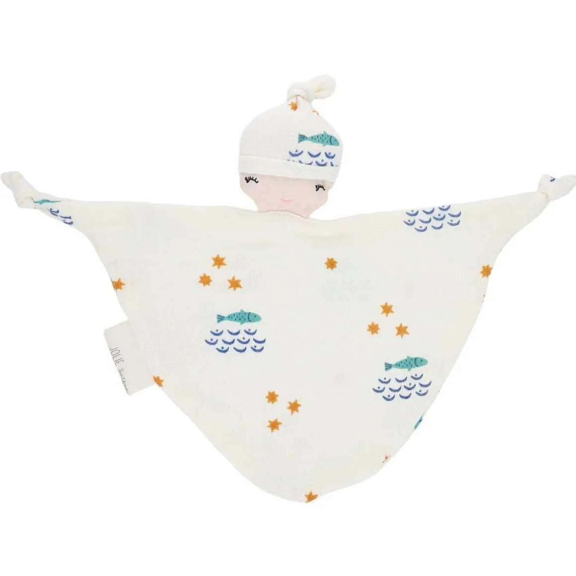 Doudou plat lutin écru - Ma bonne étoile