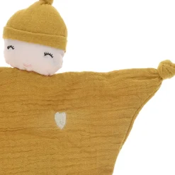 Doudou plat lutin moutarde