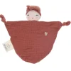 Doudou plat lutin terracotta