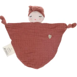 Doudou plat lutin terracotta
