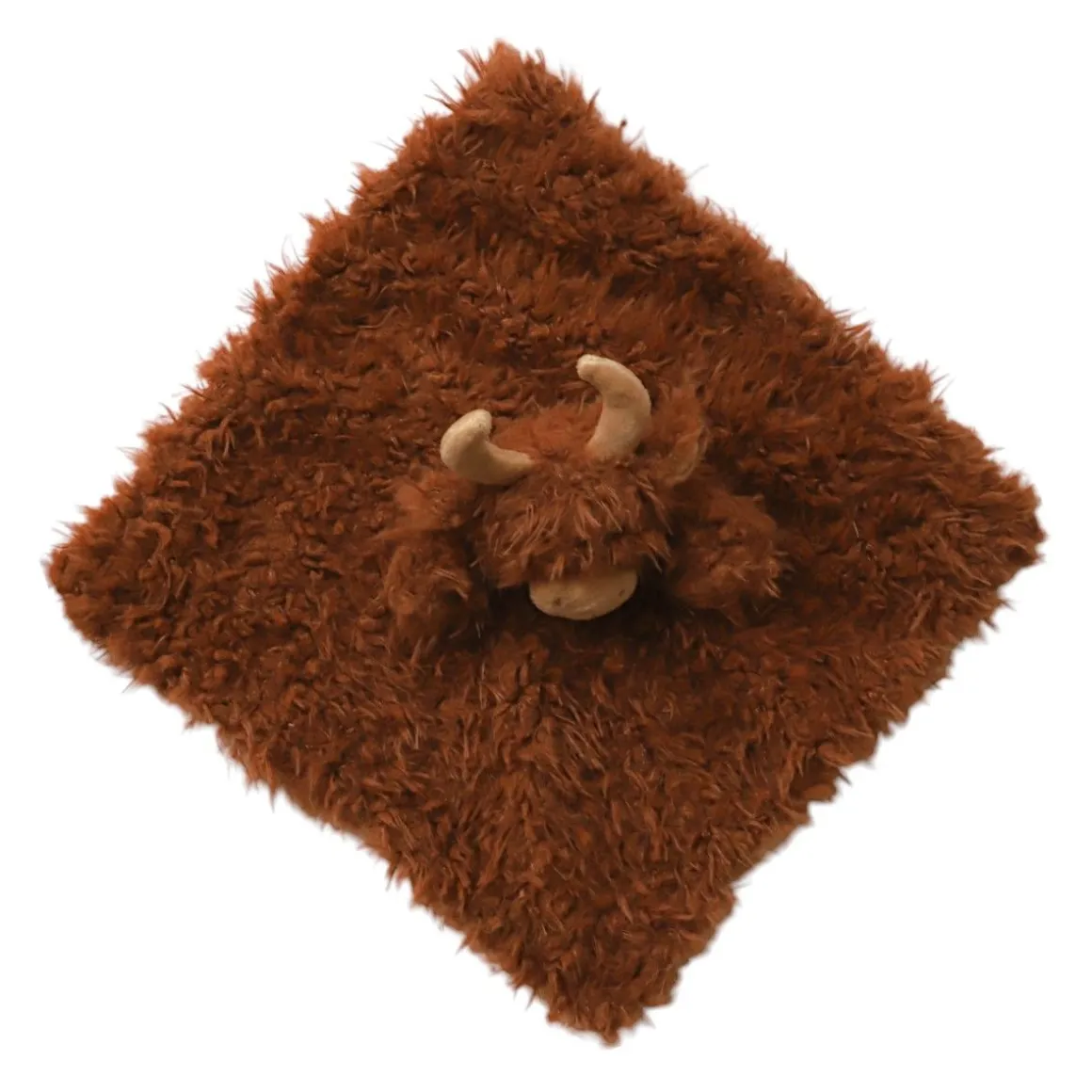 Doudou plat vache - Bébé Highland