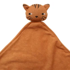 Doudou tigre éponge marron -Tigre du Bengale