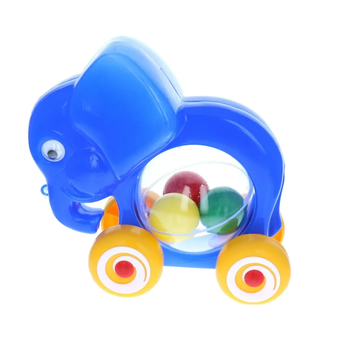 Eléphant bleu à roulette