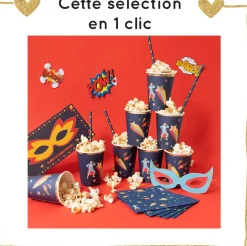 Ensemble déco Anniversaire Super-Héros