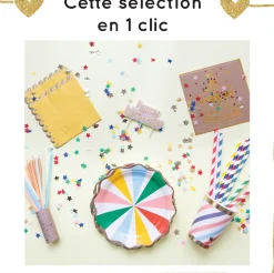 Ensemble déco Anniversaire Jaune