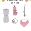 Ensemble de naissance rose