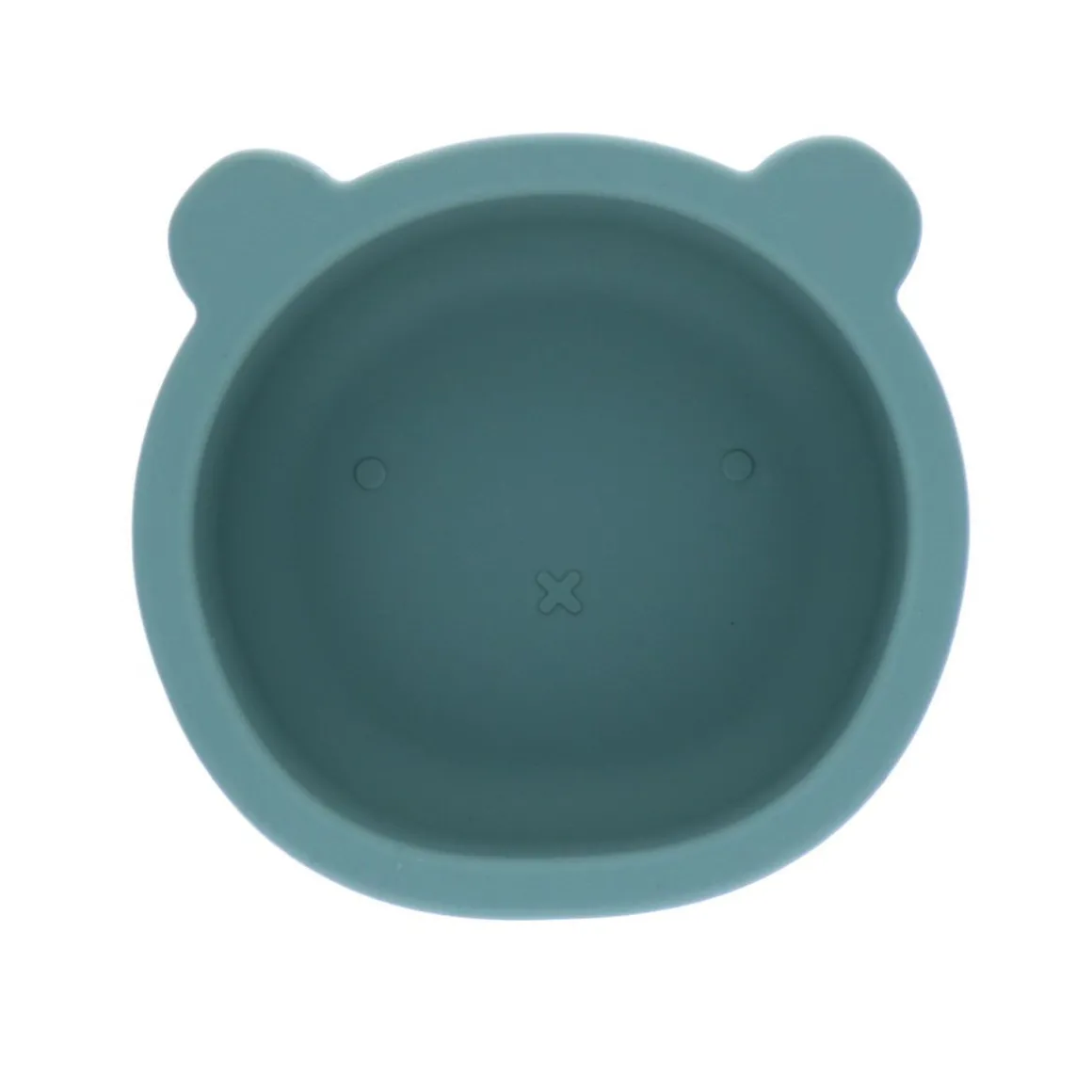 Ensemble vaisselle en silicone bleu ciel