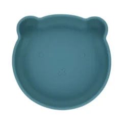 Ensemble vaisselle en silicone bleu ciel
