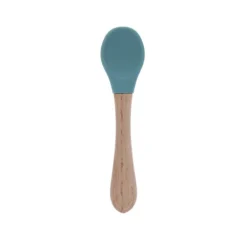 Ensemble vaisselle en silicone bleu ciel