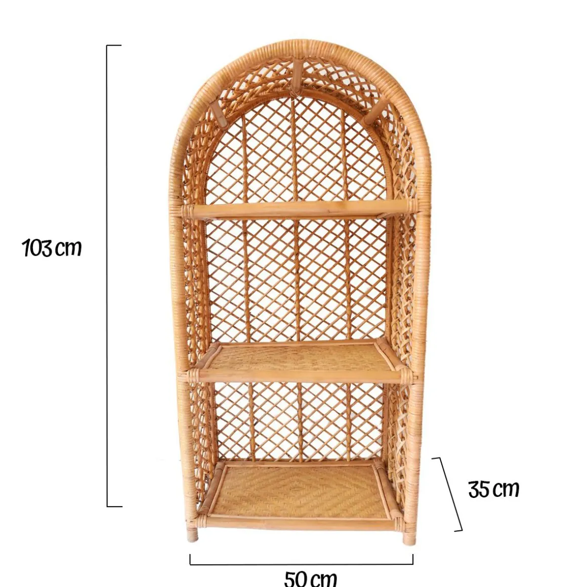 Etagère en rotin