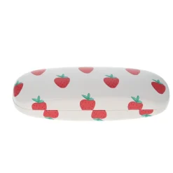 Etui à lunettes fraise