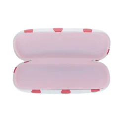 Etui à lunettes fraise