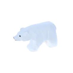Figurine en bois ours polaire