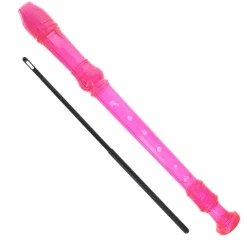 Flûte à bec à paillettes rose