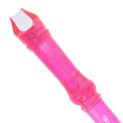 Flûte à bec à paillettes rose