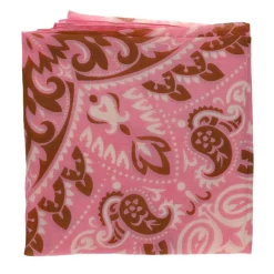 Foulard bandana rose - Grand format