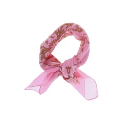 Foulard bandana rose - Petit format