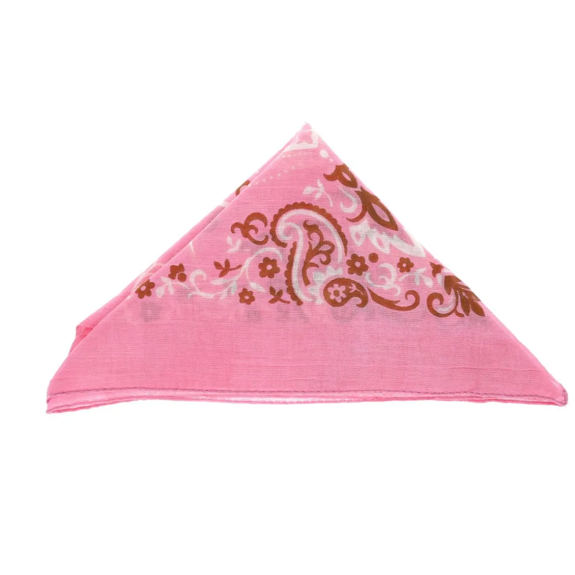 Foulard bandana rose - Petit format