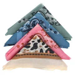 Foulard bandana rose - Petit format
