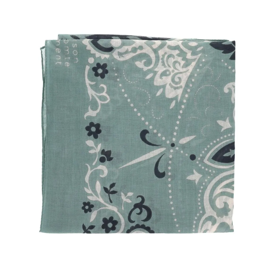 Foulard bandana vert - Grand format