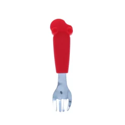 Fourchette avec manche voiture silicone rouge