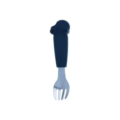 Fourchette avec manche voiture silicone bleu marine