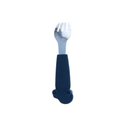 Fourchette avec manche voiture silicone bleu marine