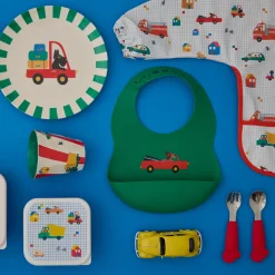 Fourchette avec manche voiture silicone rouge