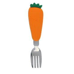 Fourchette manche carotte en silicone