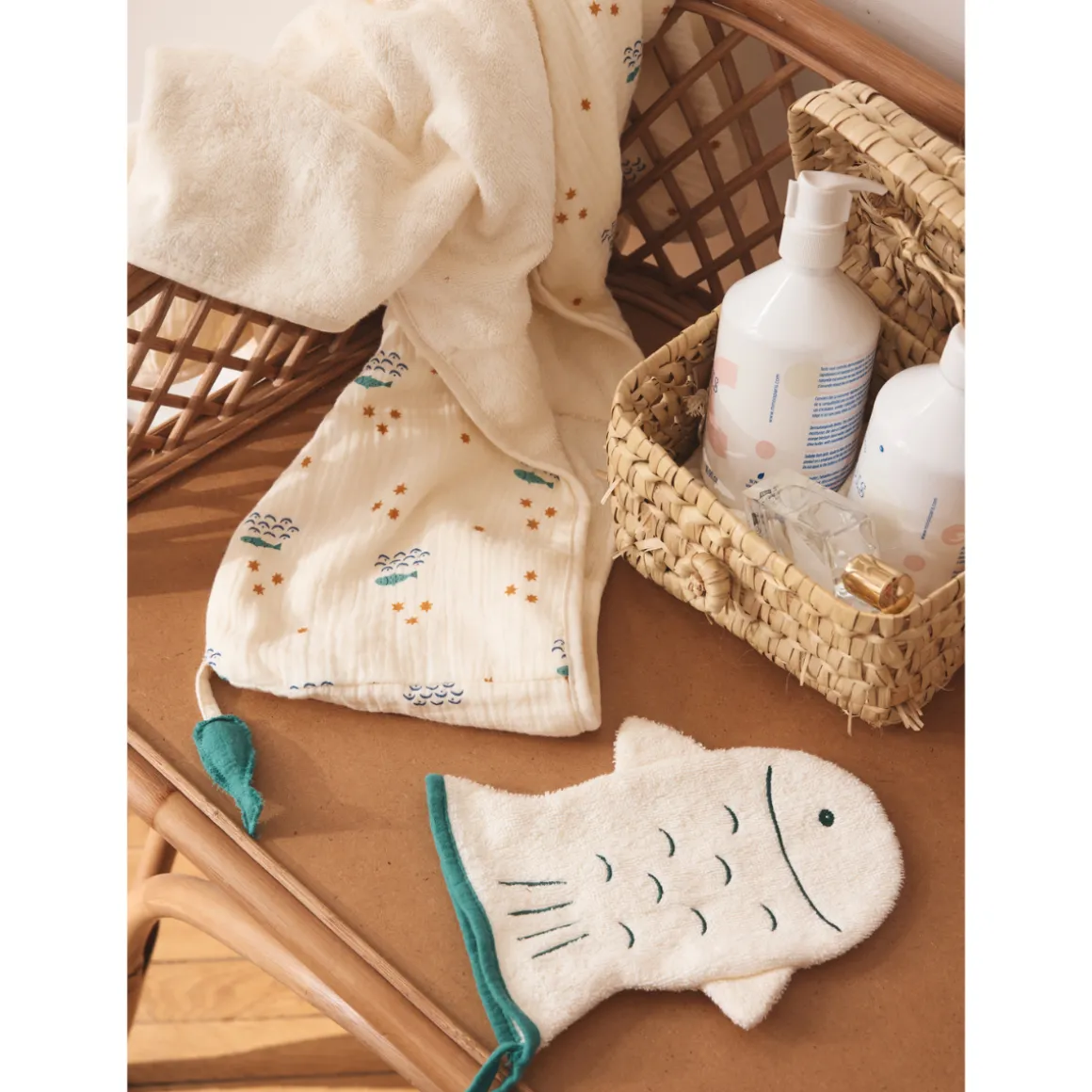 Gant de toilette poisson - Ma bonne étoile