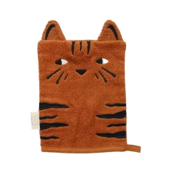 Gant de toilette éponge tigre - Tigre du Bengale