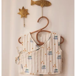 Gilet sans manches matelassé à nouer - Ma bonne étoile