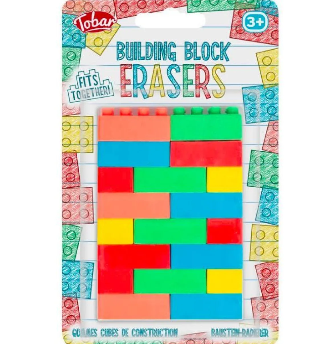 Gommes blocs de construction
