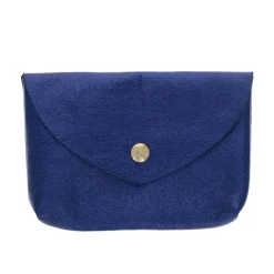 Grand porte-monnaie enveloppe bleu marine