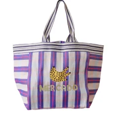 Grand sac tote bag mercado banane - Copacabana party !