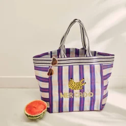Grand sac tote bag mercado banane - Copacabana party !
