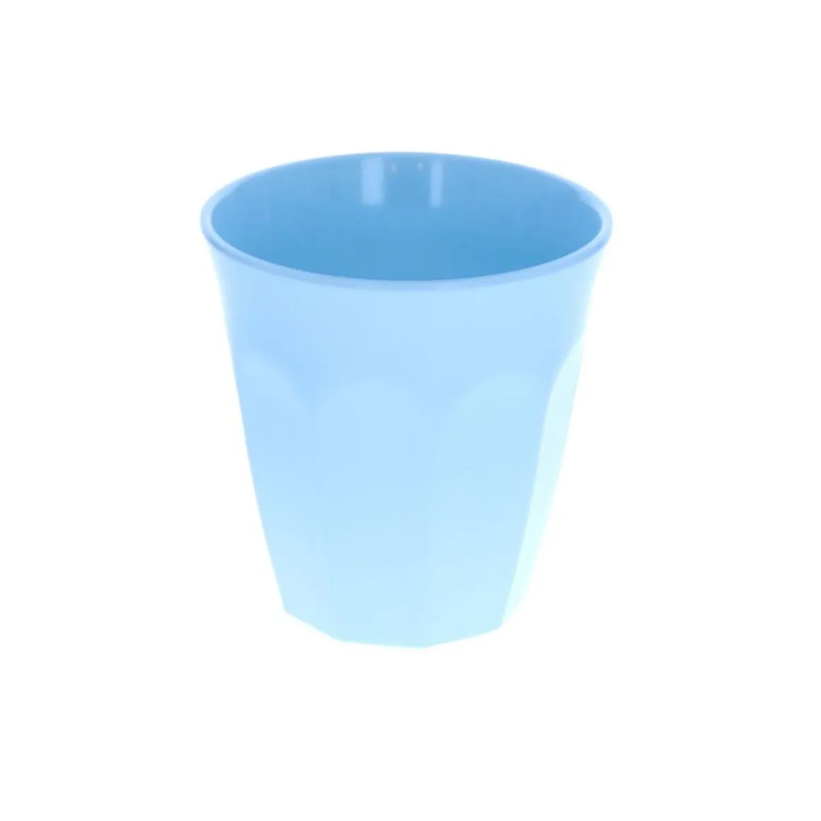 Grand verre en mélamine bleu